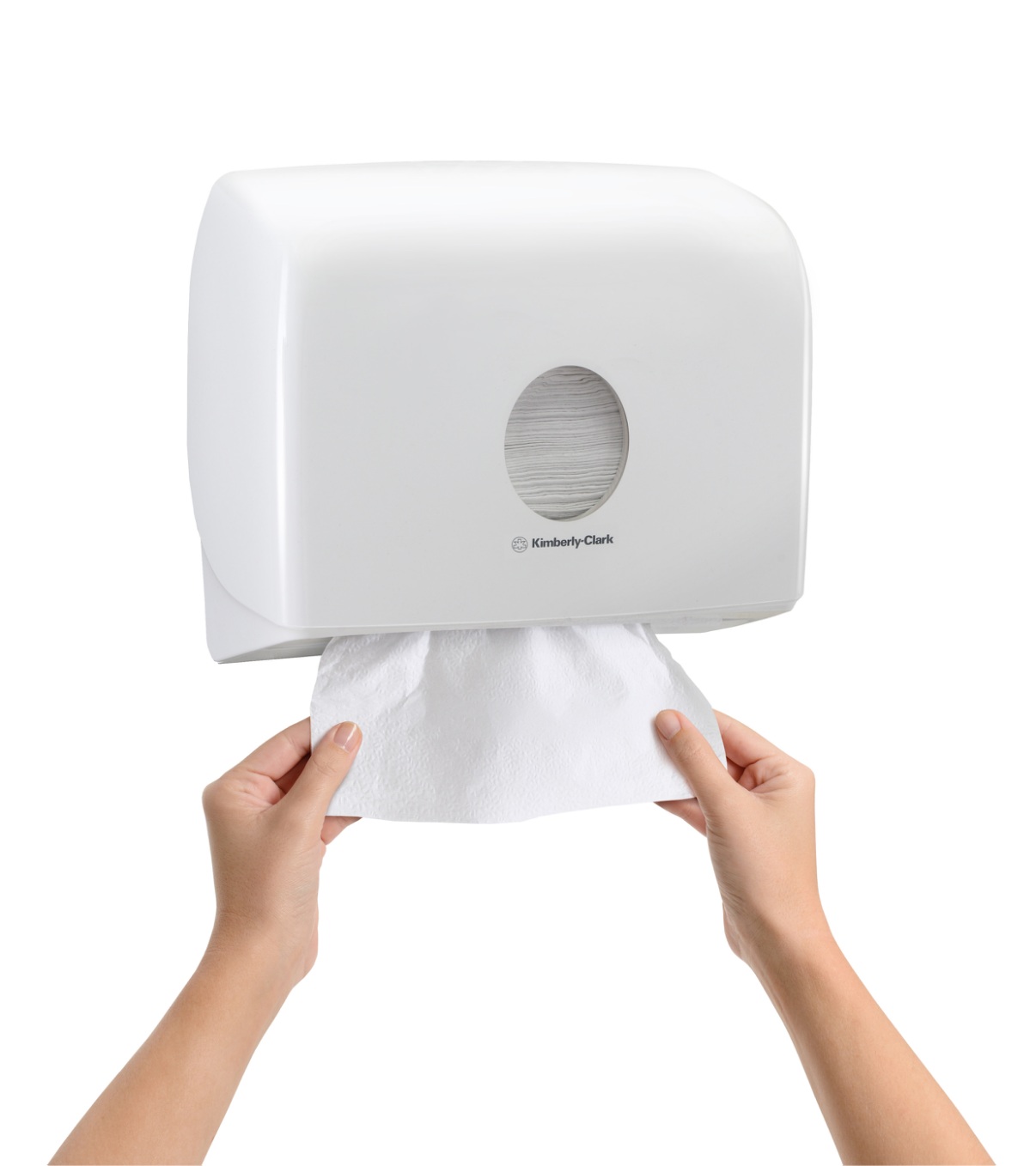 Kimberly Clark - กล่องกระดาษเช็ดมือ Aquarius M-Fold Single Clip