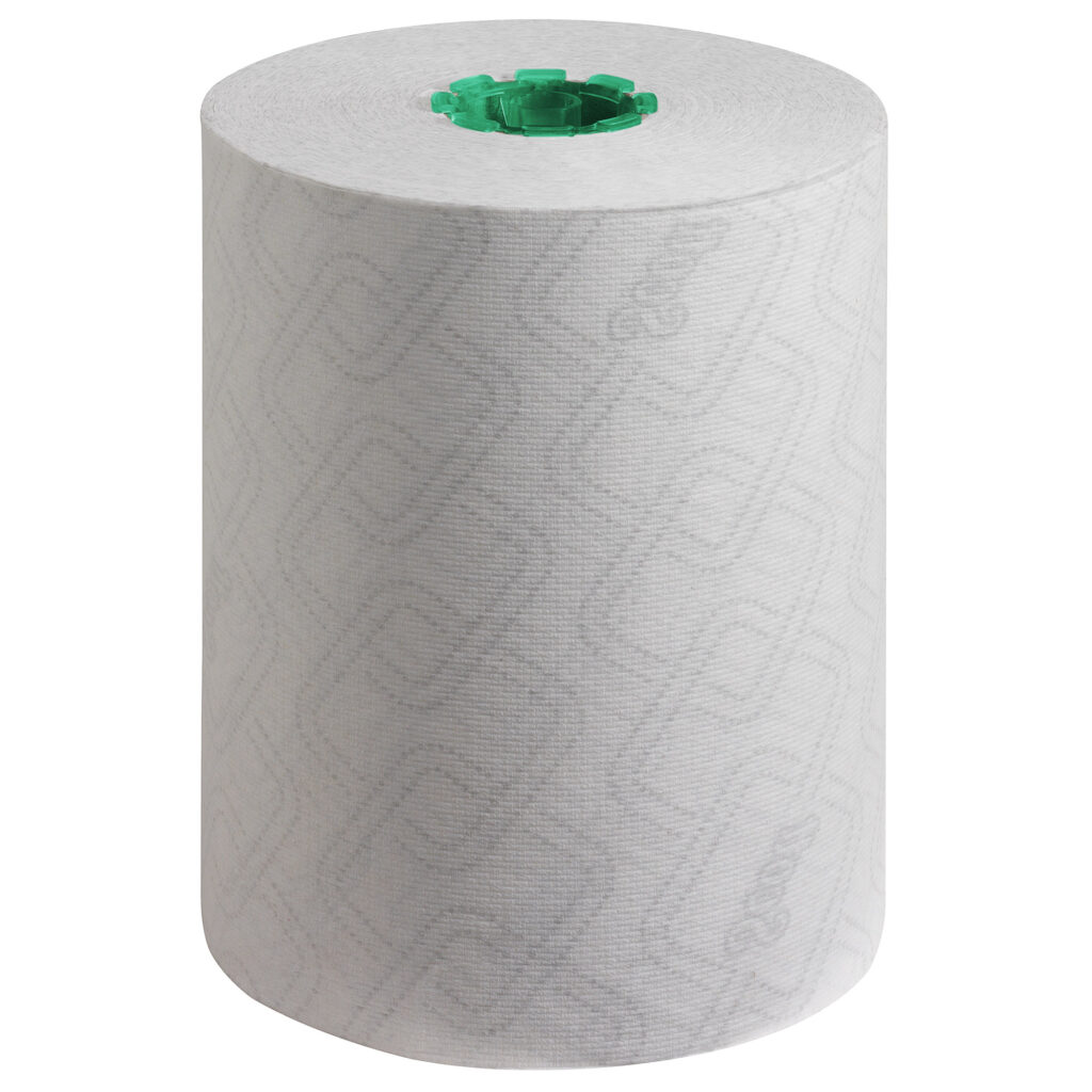 Kimberly Clark – กระดาษเช็ดมือ Scott HRT Roll White 305m (AIRFLEX)