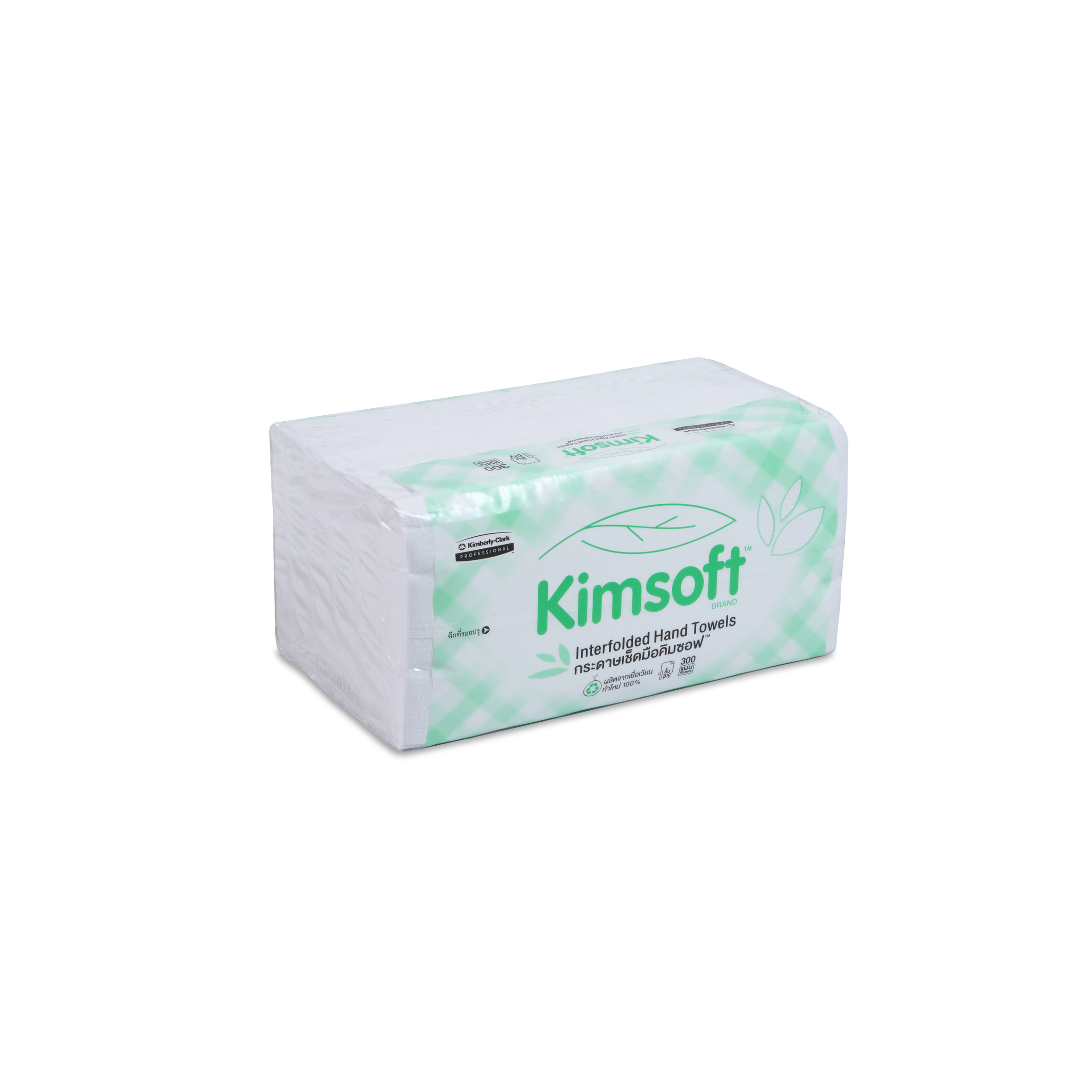 Kimberly Clark - กระดาษเช็ดมือแผ่น Kimsoft Interfold Hand Towel