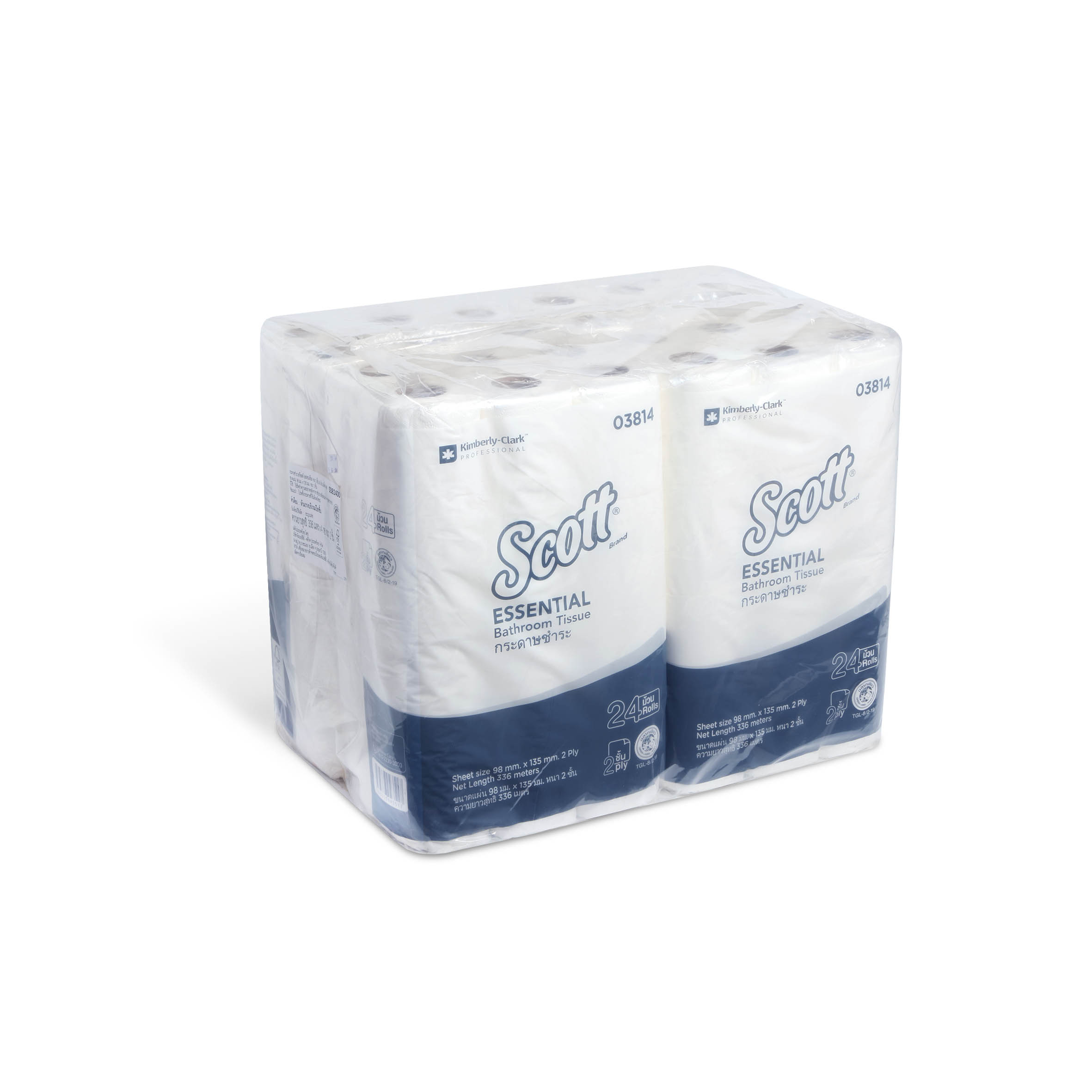 Kimberly Clark - กระดาษชำระม้วนเล็ก Scott Essential SRT Bath