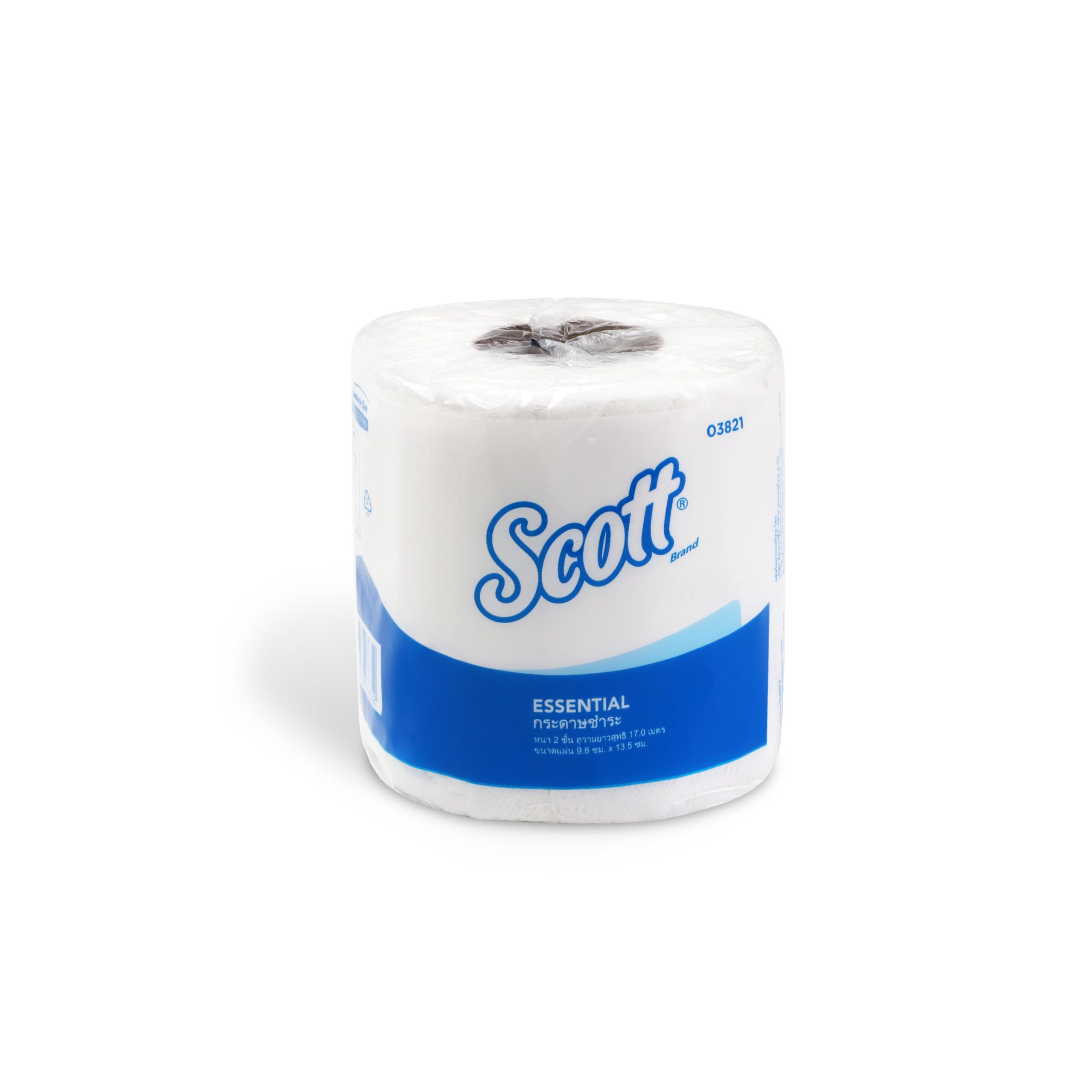 Kimberly Clark - กระดาษชำระม้วนเล็ก Scott Essential SRT Bath 17เมตร/120 ม้วน