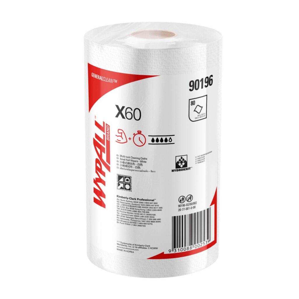 Kimberly Clark – WYPALL X60 กระดาษเช็ดอุตสาหกรรม
